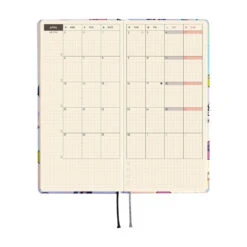 Hobonichi Techo Weeks 2026 - Candy Stripper: Random Dog & Cat (Aurora) -Daily Stationery Hub wb26 candydc 07