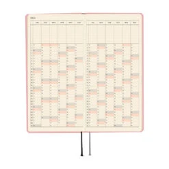 Hobonichi Techo Weeks 2026 - Colors: Strawberry Milk -Daily Stationery Hub wb26 colorssmilk 09