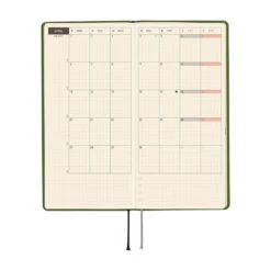 Hobonichi Techo Weeks Mega 2026 - Colors: Antique Green -Daily Stationery Hub wb26 m colorsagreen 07