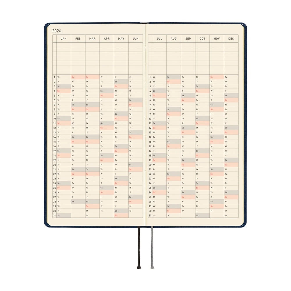 Hobonichi Techo Weeks Mega 2026 - Colors: Cosmo Blue 6 Hobonichi Techo Weeks Mega 2026 - Colors: Cosmo Blue - Image 6