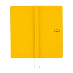 Hobonichi Techo Weeks Mega 2026 - Colors: Full Moon Yellow -Daily Stationery Hub wb26 m colorsfyellow 03