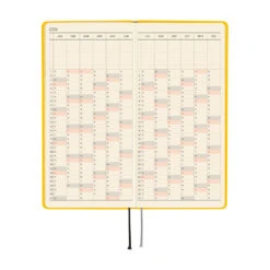 Hobonichi Techo Weeks Mega 2026 - Colors: Full Moon Yellow -Daily Stationery Hub wb26 m colorsfyellow 09
