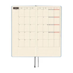 Hobonichi Techo Weeks Mega 2026 - Colors: Sky Mist -Daily Stationery Hub wb26 m colorsmist 07