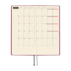 Hobonichi Techo Weeks Mega 2026 - Colors: Peony Purple -Daily Stationery Hub wb26 m colorsppurple 07