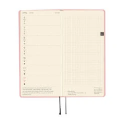 Hobonichi Techo Weeks Mega 2026 - Colors: Strawberry Milk -Daily Stationery Hub wb26 m colorssmilk 08