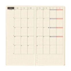 Hobonichi Techo Weeks Mega 2026 - Sneaker: Tomato Red -Daily Stationery Hub wb26 m sneakertred 07
