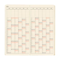 Hobonichi Techo Weeks Mega 2026 - Sneaker: Tomato Red -Daily Stationery Hub wb26 m sneakertred 09