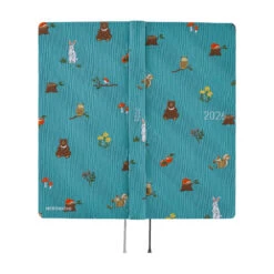 Hobonichi Techo Weeks Mega 2026 - Bow & Tie: In The Forest -Daily Stationery Hub wb26 m tieforest 03