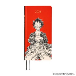 Hobonichi Techo Weeks 2026 - ONE PIECE Magazine: Straw Hat Luffy - Red - English (Pre-Order Starts 9/30 @ 10PM Eastern Time, Ships Late October)