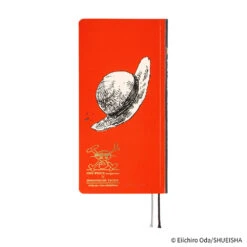 Hobonichi Techo Weeks 2026 - ONE PIECE Magazine: Straw Hat Luffy - Red - English (Pre-Order Starts 9/30 @ 10PM Eastern Time, Ships Late October) -Daily Stationery Hub wb26 opmred 02