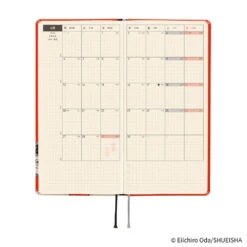 Hobonichi Techo Weeks 2026 - ONE PIECE Magazine: Straw Hat Luffy - Red - English (Pre-Order Starts 9/30 @ 10PM Eastern Time, Ships Late October) -Daily Stationery Hub wb26 opmred 04