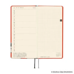 Hobonichi Techo Weeks 2026 - ONE PIECE Magazine: Straw Hat Luffy - Red - English (Pre-Order Starts 9/30 @ 10PM Eastern Time, Ships Late October) -Daily Stationery Hub wb26 opmred 05