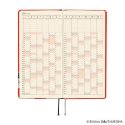 Hobonichi Techo Weeks 2026 - ONE PIECE Magazine: Straw Hat Luffy - Red - English (Pre-Order Starts 9/30 @ 10PM Eastern Time, Ships Late October) -Daily Stationery Hub wb26 opmred 06