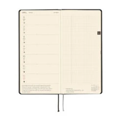 Hobonichi Techo Weeks 2026 - Paper Series: Black Gingham 12 Hobonichi Techo Weeks 2026 - Paper Series: Black Gingham -Daily Stationery Hub wb26 paperbgingham 08