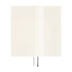 Hobonichi Techo Weeks 2026 - White Line: Ivory -Daily Stationery Hub wb26 whitelineiv 03