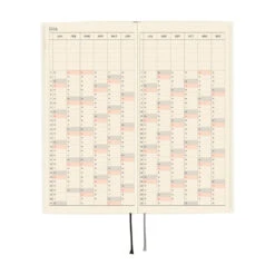 Hobonichi Techo Weeks 2026 - White Line: Ivory -Daily Stationery Hub wb26 whitelineiv 09