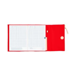 Hobonichi Techo Cousin Book & Cover 2026 - Tragen: Red - A5 -Daily Stationery Hub withbook eb970f82 6ec5 4ac1 b182 7677a929a4d9