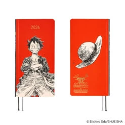 Hobonichi Techo Weeks 2026 - ONE PIECE Magazine: Straw Hat Luffy - Red - English (Pre-Order Starts 9/30 @ 10PM Eastern Time, Ships Late October) -Daily Stationery Hub zoom 01 1 2554c2a5 26fb 4821 ad68 1f37d4f0e5f4